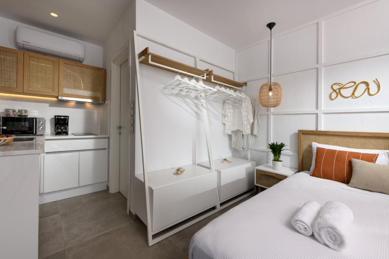 Nisea Beach Apartments Prínosz Kültér fotó