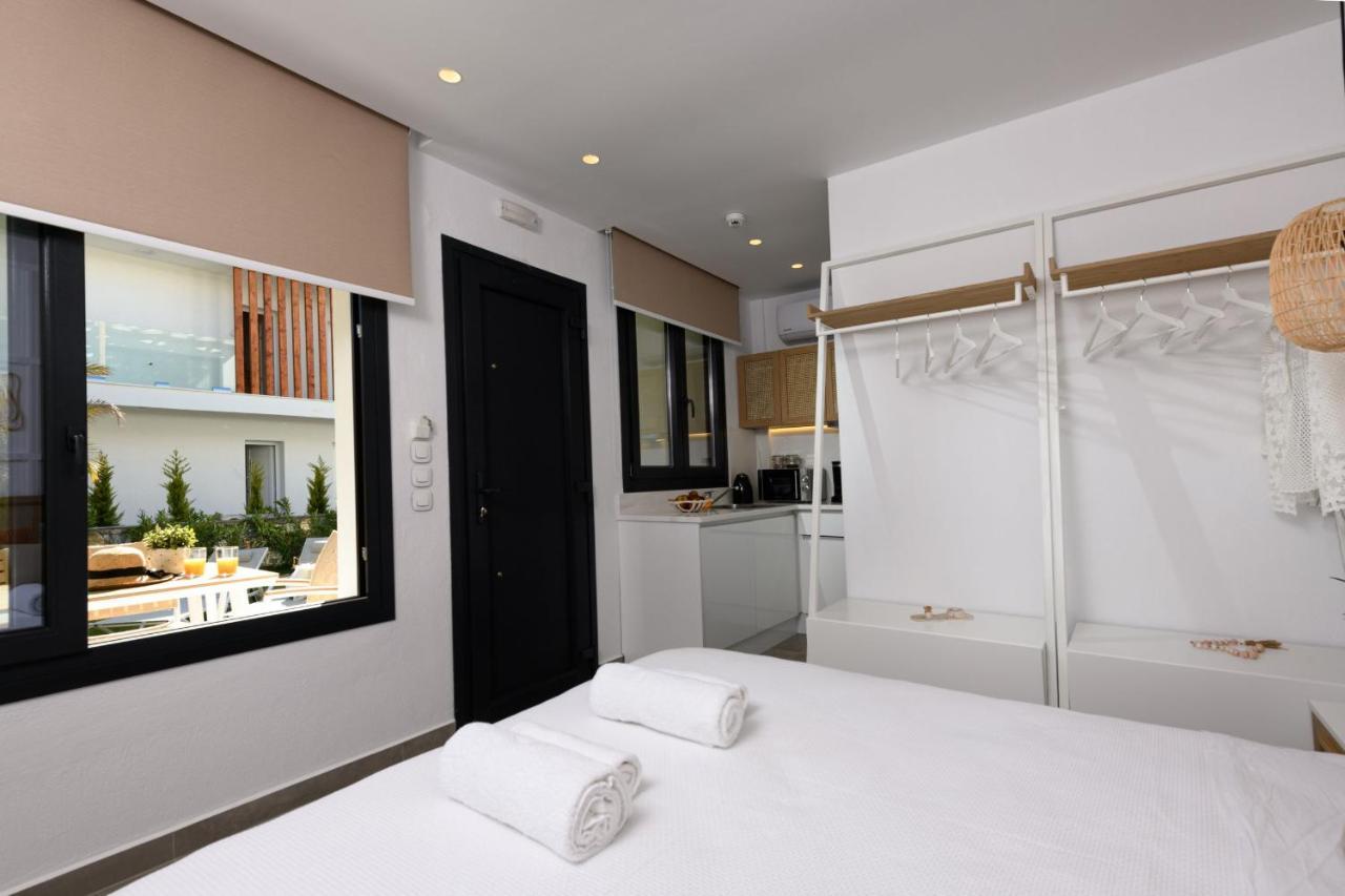 Nisea Beach Apartments Prínosz Kültér fotó