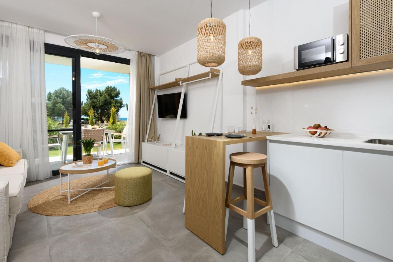 Nisea Beach Apartments Prínosz Kültér fotó