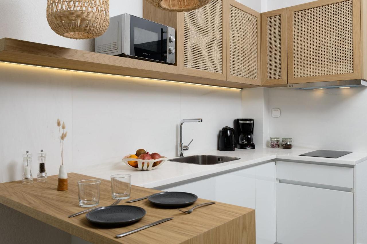 Nisea Beach Apartments Prínosz Kültér fotó